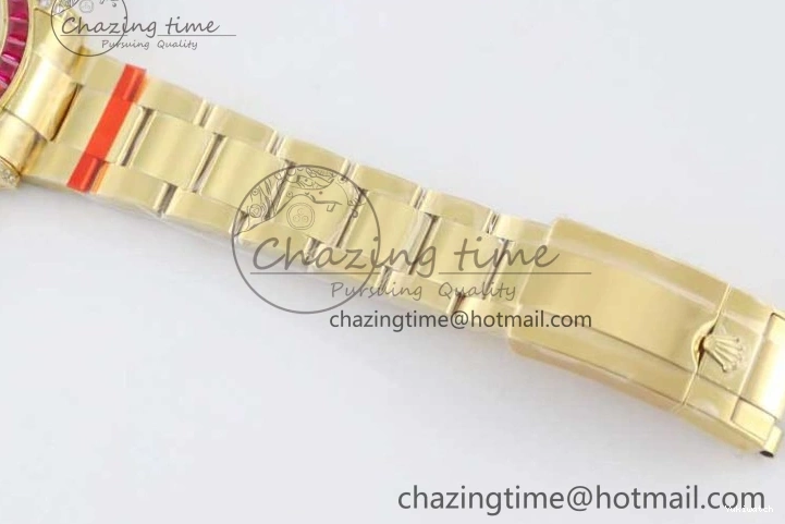 Diamonds YG Edition 1:1 Best Steel YG TWF on YG Dial Daytona A7750 116595RBOW 904L Bracelet Black 0306